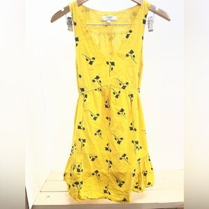Thakoon Yellow Floral Mini Dress